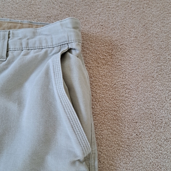 Men's Columbia Pants Lander Canvas Pants Utility Beige 36x34 AM8431 - Picture 5 of 13